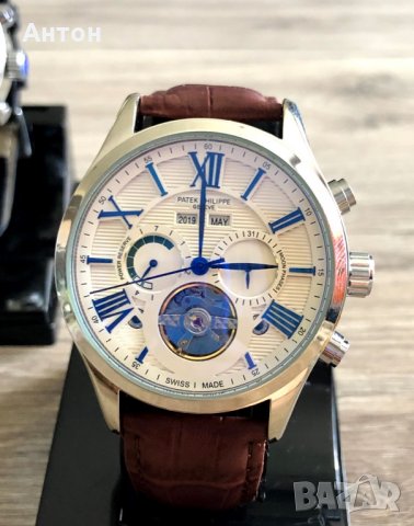  Продавам Patek Philippe модел Tourbillon Geneva GOLD мъжки стилен часовник, снимка 2 - Мъжки - 22774978