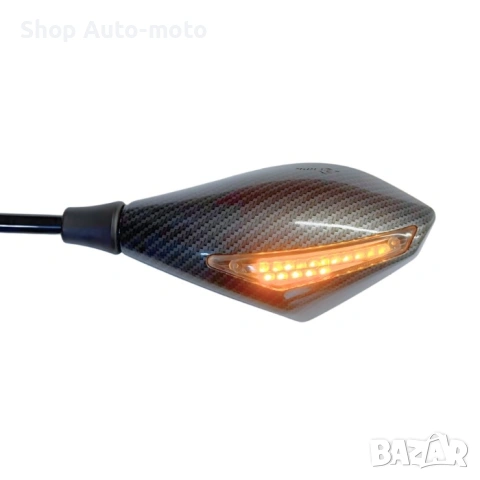 Мото огледала с вградени мигачи Automat-LED, 2бр, снимка 2 - Аксесоари и консумативи - 53967037