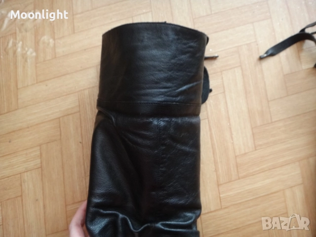 Ботуши FABIANO естествена кожа на висок ток и платформа, номер 36, снимка 7 - Дамски ботуши - 52537876