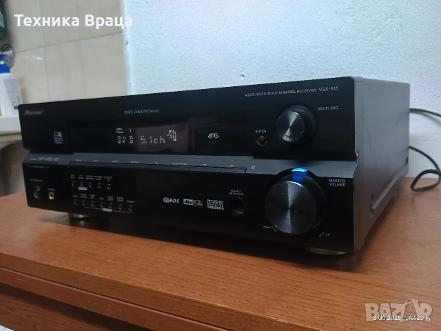 Pioneer VSX-515-K 6.1-канален ресивър с голяма мощност! Изпращам видео. , снимка 6 - Ресийвъри, усилватели, смесителни пултове - 53890356