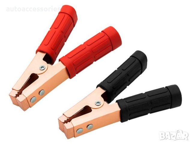 Щипка крокодил Annapol 500А черно - /червено + 2бр 96-712, снимка 1