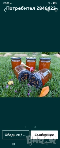 Пчелен мед, снимка 2 - Домашни продукти - 54122703