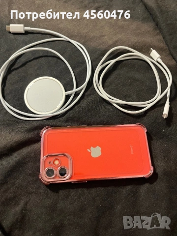 iPhone 12 mini 64 gb red (PRODUCT) червен КАТО НОВ + MagSafe подарък, снимка 2 - Apple iPhone - 53530905