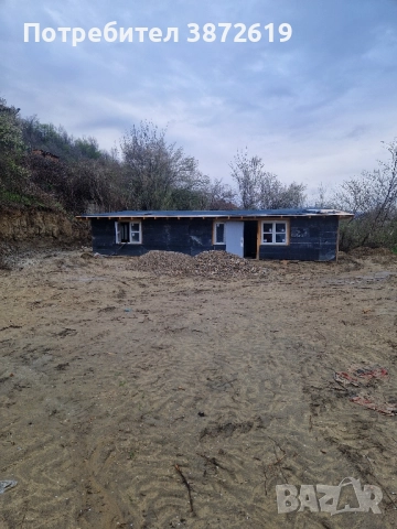 Парцел + постройка + разрешение за строеж, снимка 5 - Къщи - 51672992