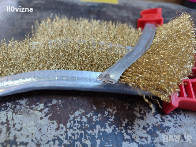Телена четка с ПВЦ дръжка , снимка 3 - Железария - 44617589