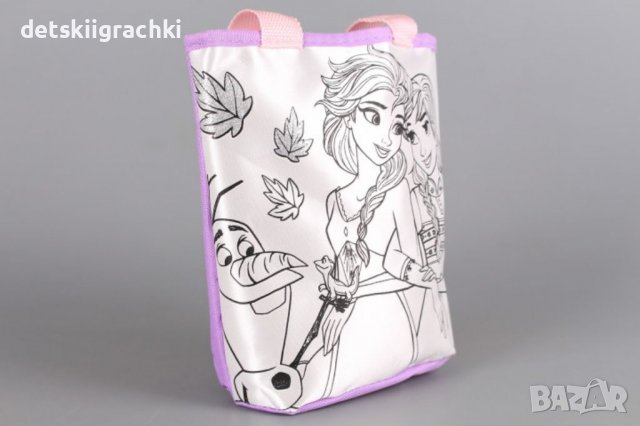 Чантичка за оцветяване  Frozen - креативен комплект, снимка 3 - Рисуване и оцветяване - 38585670
