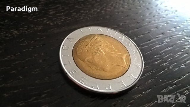 Монета - Италия - 500 лири | 1986г., снимка 2 - Нумизматика и бонистика - 29628368