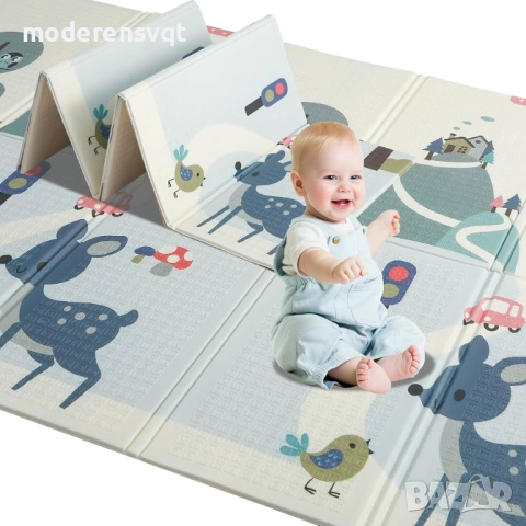 Топлоизолиращо килимче за деца и бебета 180x200 см, снимка 5 - Други - 52928763