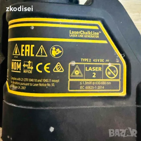 Лазерен нивел DEWALT DW088, снимка 3 - Измервателни инструменти - 55949864