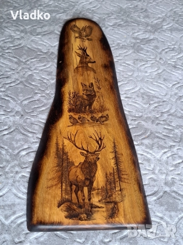 Ръчно гравирана дъска от орех, снимка 6 - Картини - 52136626