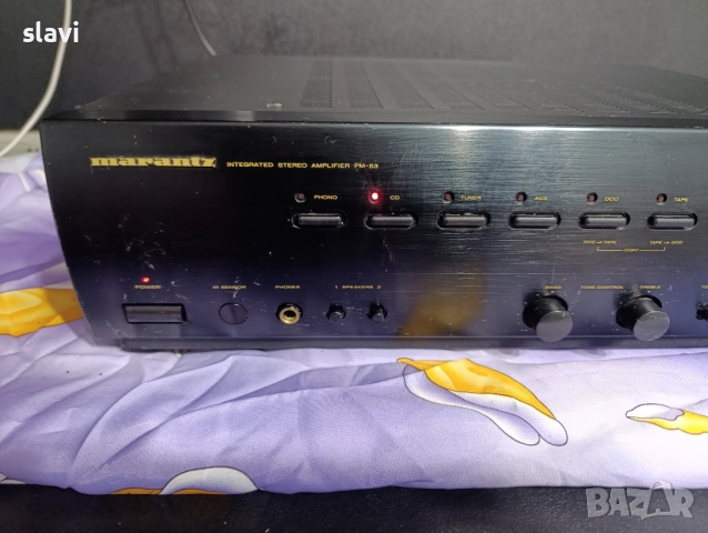 Усилвател Marantz PM-53, снимка 7 - Ресийвъри, усилватели, смесителни пултове - 52653340