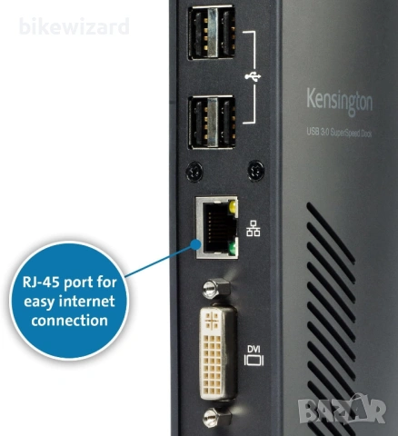 Докинг станция KENSINGTON USB 3.0 Модел M01167 с двоен DVI/HDMI/VGA видео sd3500v K33972, снимка 5 - Друга електроника - 54012962