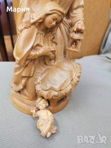 Дървена статуетка , снимка 8 - Антикварни и старинни предмети - 49086076