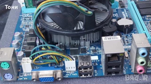 Дънна платка Gigabyte GA-H61M-DS2 с Intel Pentium G2030 + охладител + 4GB DDR3, снимка 3 - Дънни платки - 52829916