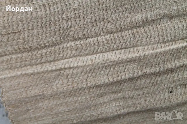 Ръчно тъкан ленен плат за кърпи , снимка 3 - Антикварни и старинни предмети - 47312744