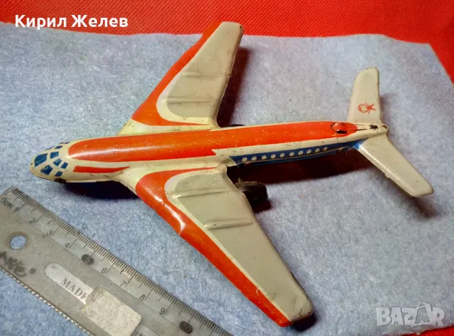 ЛАМАРИНЕНО САМОЛЕТЧЕ Стара КОЛЕКЦИОНЕРСКА ИГРАЧКА РЯДЪК МОДЕЛ 47629