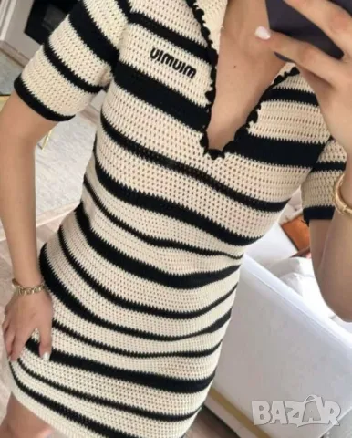 туника / рокля плетиво miu miu 