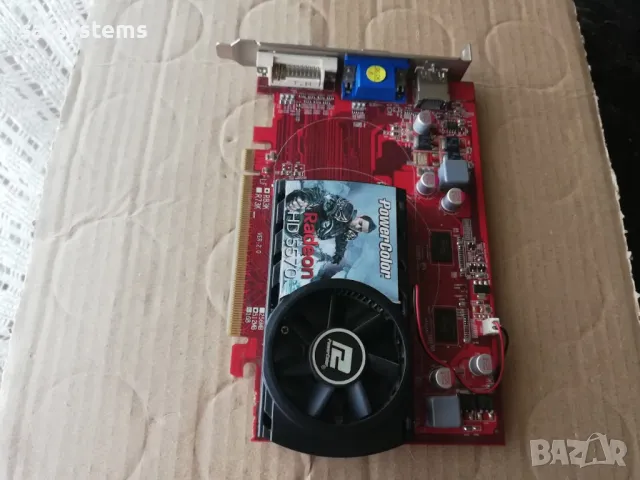 Видео карта AMD Radeon PowerColor HD AX5570 HDMI 512MB GDDR3 128bit PCI-E, снимка 6 - Видеокарти - 47839708