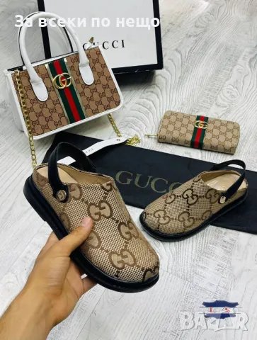 Дамски сандали Gucci - 4 налични цвята Код D974, снимка 4 - Сандали - 47319336