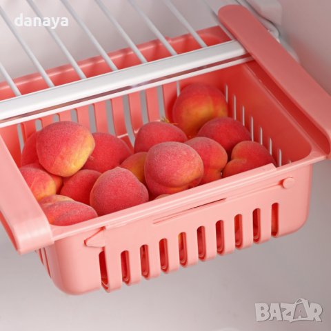 4060 Разтегателна етажерка за хладилник органайзер, снимка 6 - Органайзери - 42297410