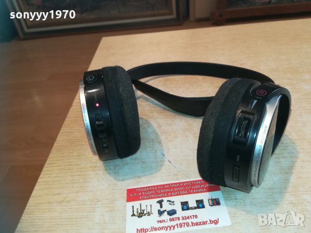 sony mdr-rf810r wireless stereo headphones  2502211723, снимка 2 - Слушалки и портативни колонки - 31954192