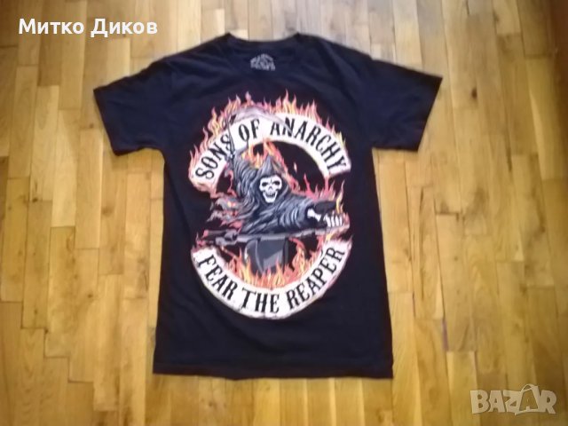 Sons of anarchy Road Gear Fear bthe reaper тениска размер С, снимка 2 - Тениски - 49963751