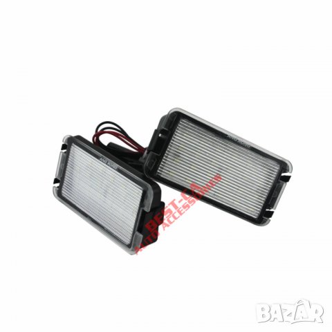 LED плафони за регистрационнен номер Seat Altea, Leon 1M, Ibiza 6L, Arosa, Toledo 5P, Cordoba Mk2, снимка 3 - Аксесоари и консумативи - 38304095