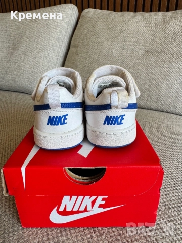 Бебешки обувки Nike Court Borough, снимка 6 - Бебешки обувки - 51450845