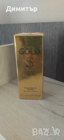 Оригинален  парфюм Gold $ EDP, 35 мл, снимка 2 - Унисекс парфюми - 37936400