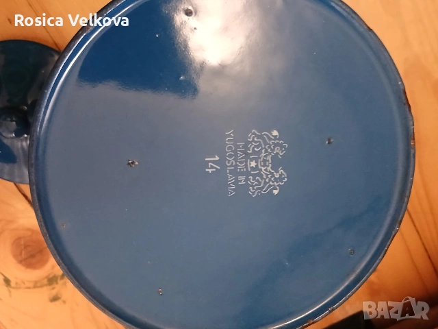 Лот емайлирани съдове , снимка 8 - Прибори за хранене, готвене и сервиране - 53242956