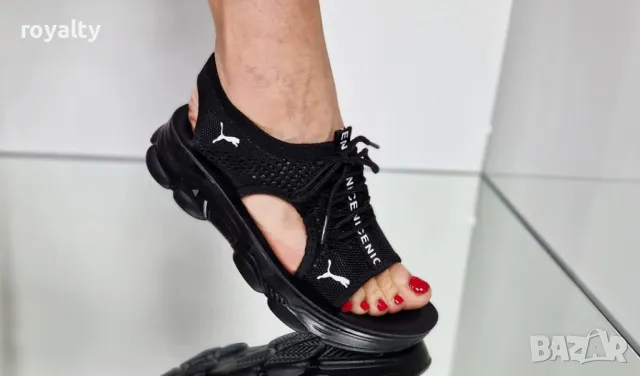 Puma черни дамски сандали 