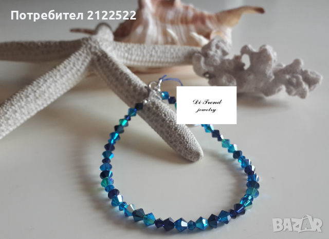 Гривни от Swarovski Crystals, снимка 11 - Гривни - 36407140