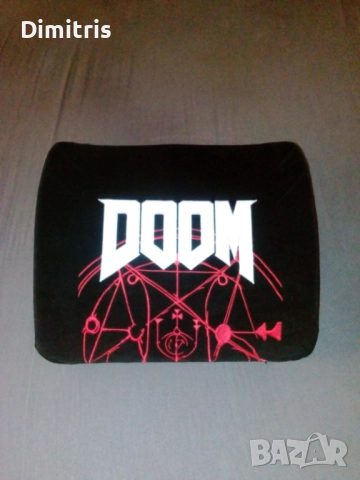 Оригинални възглавници за стол Noblechairs Hero DOOM Edition, снимка 5 - Столове - 52517416