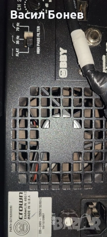 Стъпало Усилвател Crown CTS 2000, снимка 5 - Ресийвъри, усилватели, смесителни пултове - 54352136