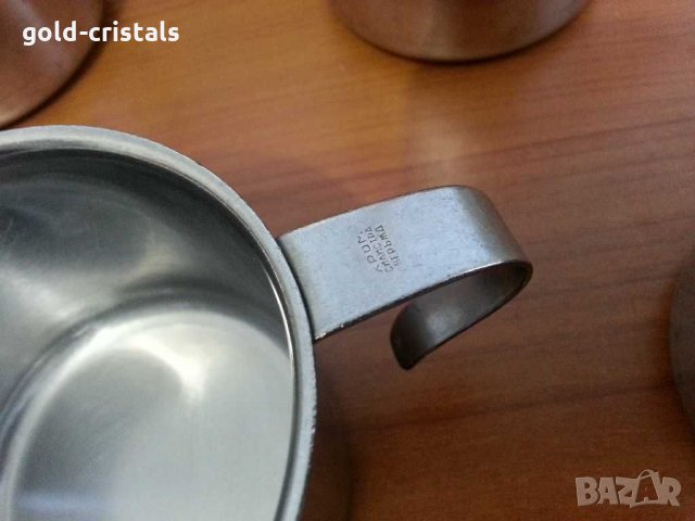 Стара българска алпака чаши, снимка 4 - Антикварни и старинни предмети - 31237753