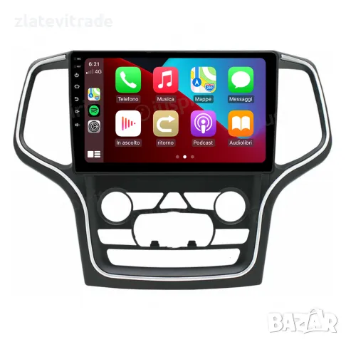 Jeep Grand Cherokee 2014/2022 10" андроид навигация /ТИП "А"/,9755, снимка 2 - Навигация за кола - 47880197