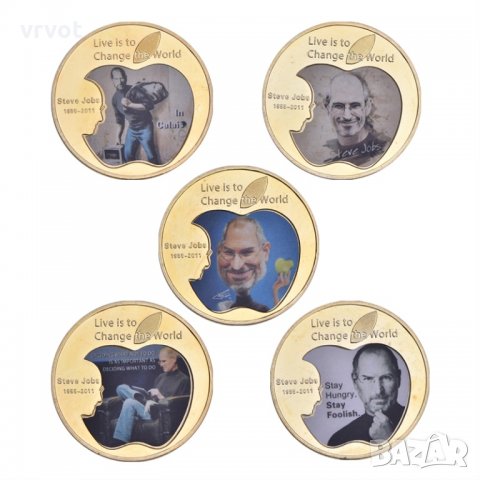 Монети покрити с 24 -каратно златно покритие, снимка 4 - Колекции - 34498399