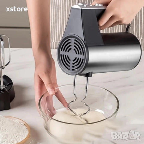 Кухненски миксер SERANOVA Home – Метални бъркалки, лек и мощен, снимка 2 - Миксери - 52668242