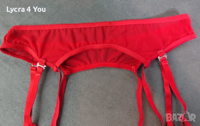 Червен тюлен колан за жартиери M/L размер, снимка 2 - Бельо - 39623182