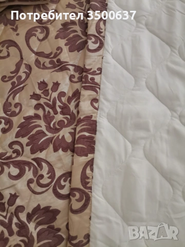 Шалте за леглото с 2 калъфки , снимка 3 - Спални и легла - 53256080