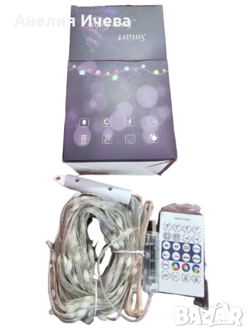Многоцветни лампички с флашка, дистанционно и приложение за телефон , снимка 3 - Други - 52008526