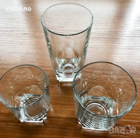 Комплект стъклени чаши - 16 части, снимка 3 - Чаши - 30865848