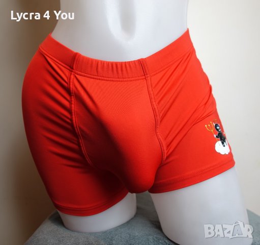 L размер мъжки боксер в червено