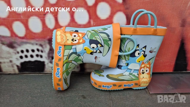 Английски детски гумени ботуши с Bluey, снимка 2 - Детски боти и ботуши - 54277707