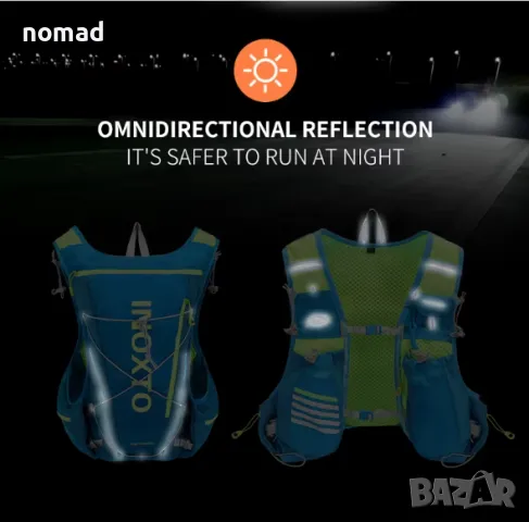 -50% INOXTO Ултра лека раница 8 литра | Бягане, колоездене, туризъм, снимка 15 - Спортна екипировка - 49447791