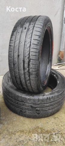 245/45/19 Continental  DOT. 2020. Цена за 4 бр. 100 Евро.  Без лепенки и кривини !, снимка 4 - Гуми и джанти - 54040165