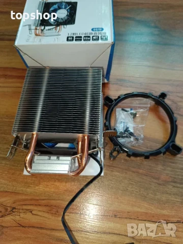 НОВИ Охладители за процесор Power Train DL-200T RGB CPU Cooler Става за всички версии на AMD и INTEL, снимка 5 - Други - 50501651