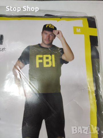 Halloween party костюм FBI agent агент , снимка 3 - Други - 42643440