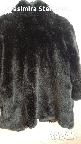дамско палто с косъм, снимка 8 - Палта, манта - 52019494