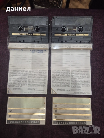 Аудио касети FUJI FR METAL60 - TYPE IV - метална лента с някаква музика от 80/90-те + подарък, снимка 4 - Аудио касети - 52968817